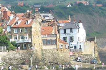 Robin Hoods Bay from the beach